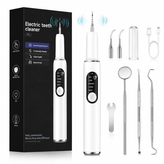 Limpiador Dental Ultrasónico con Luz LED