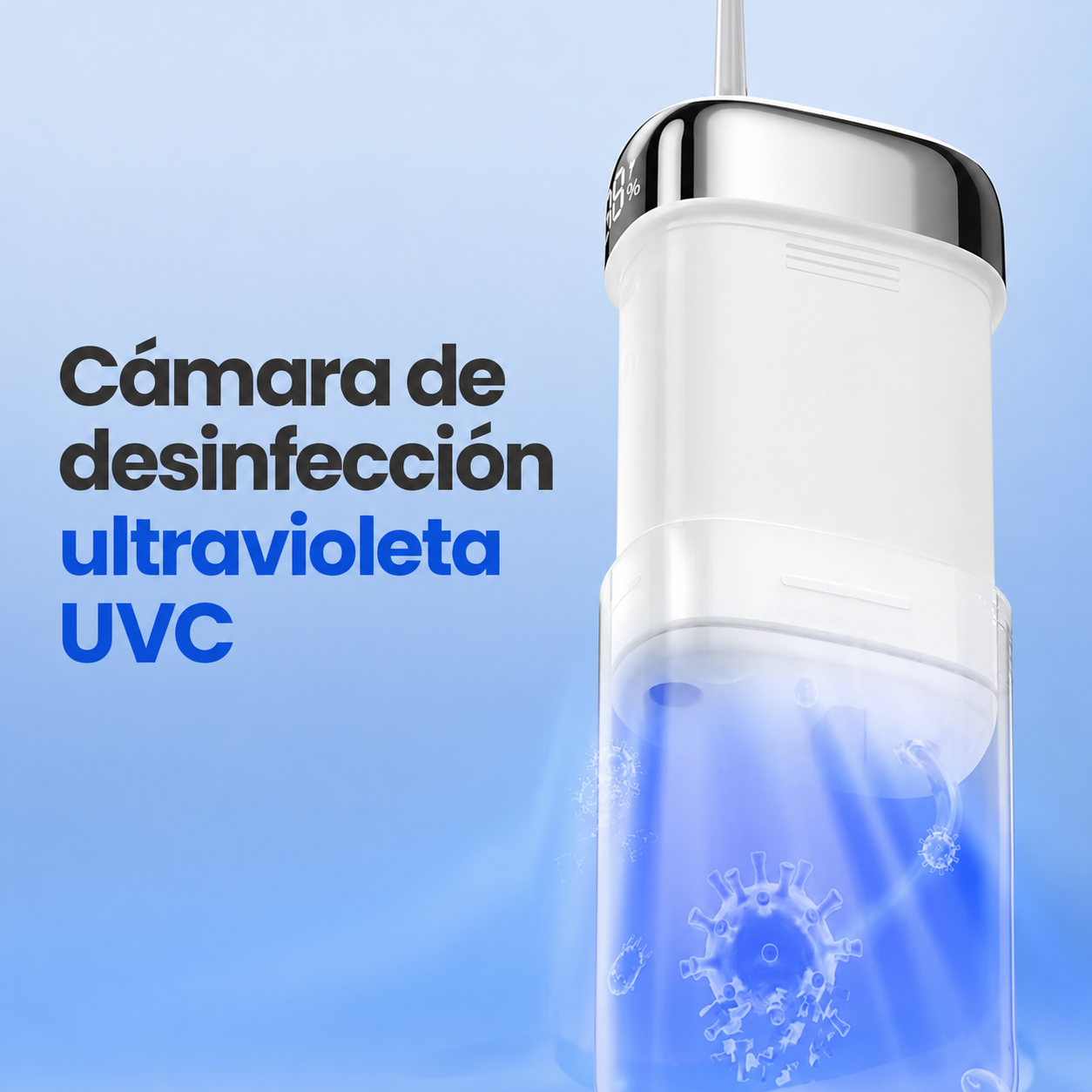 Irrigador Bucal Eléctrico Smart con Esterilizador UV