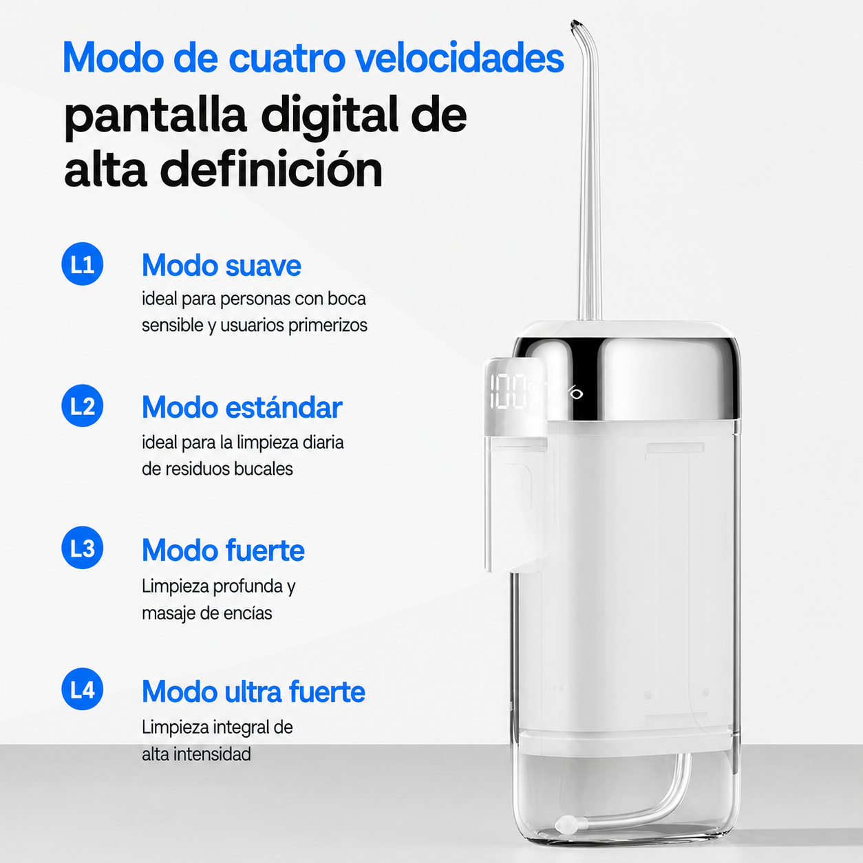 Irrigador Bucal Eléctrico Smart con Esterilizador UV