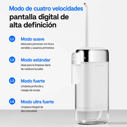 Irrigador Bucal Eléctrico Smart con Esterilizador UV